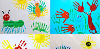 4 cute handprint art projects 4 cute handprint