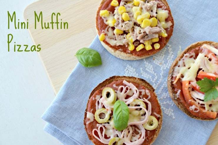 Mini muffin pizza