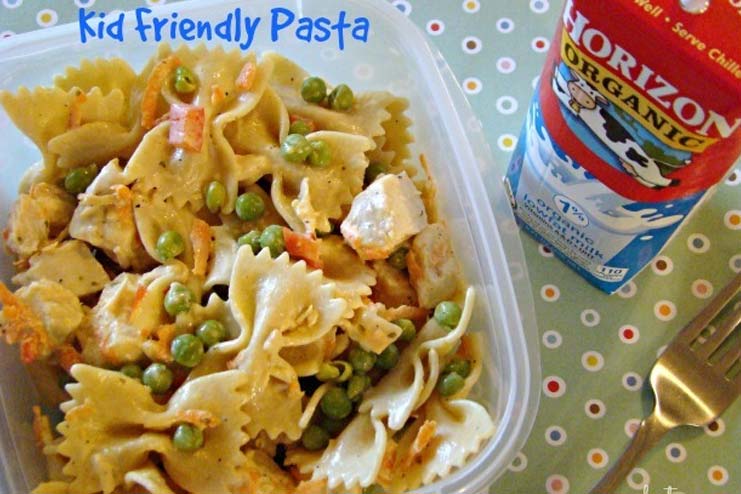 Pasta with loads of vegetables