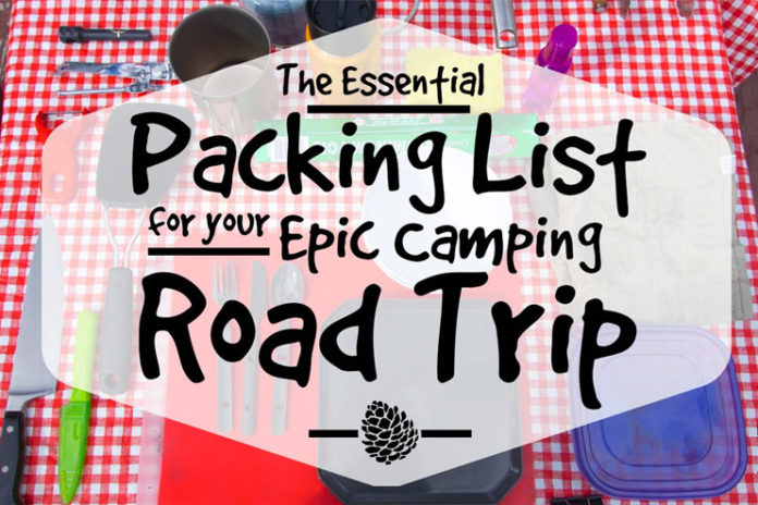 how to plan a camping road trip