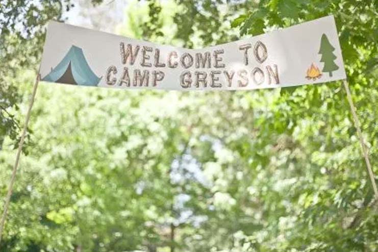 camp banner designs